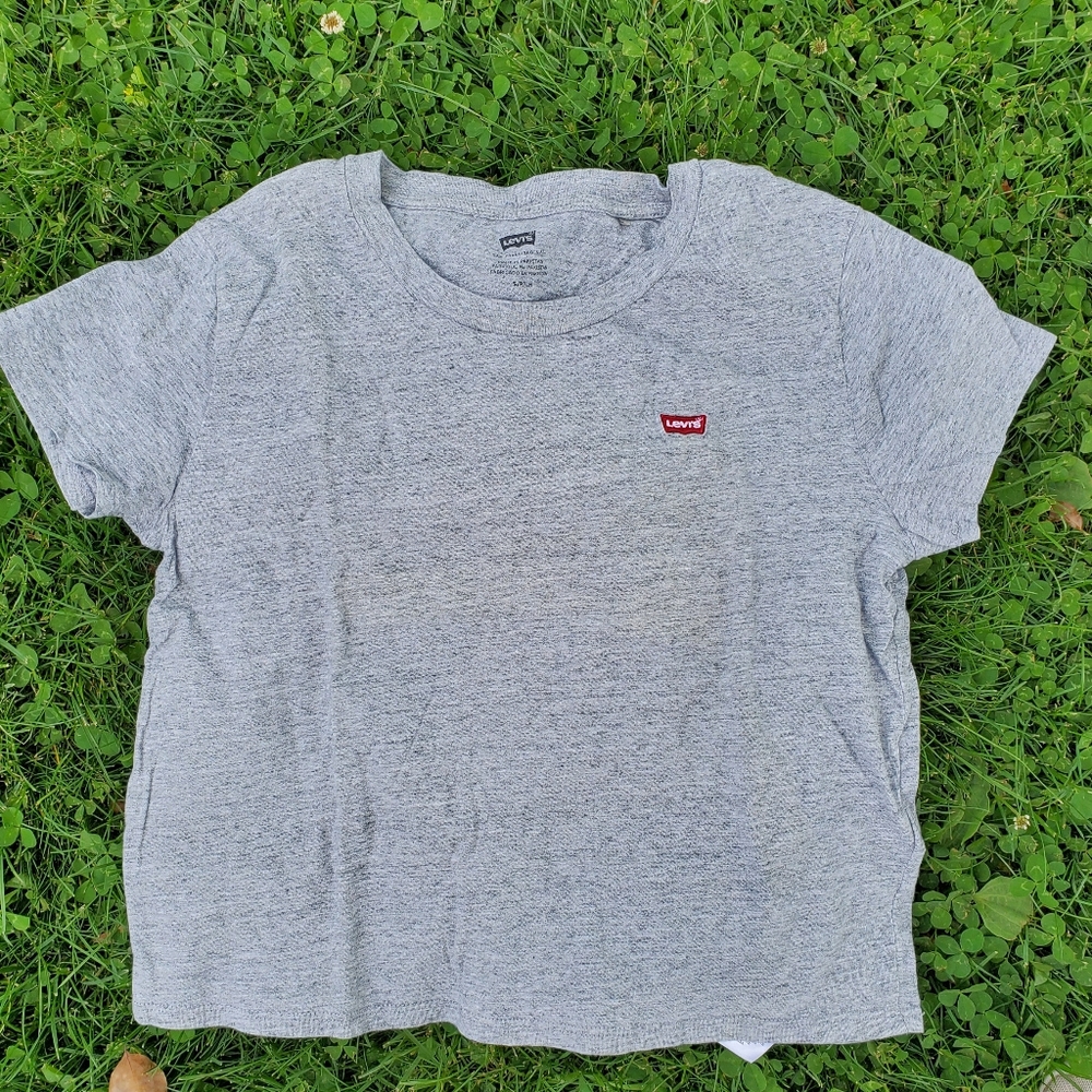Levi's crop Grey shirt